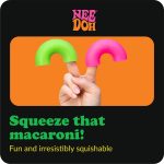 NeeDoh Mac - Squeeze - 4 Squishy Noodles - Assorted