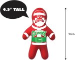 Schylling Santa Globby - Sensory Toy with a Tough Squish - Get a Grip with a Santa-Themed Squeeze - Ages 3 and Up - One Santa