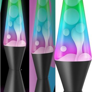 The Original Lava? Lamp - 14.5 Gunmetal Grey - Classic Liquid Motion Lamp - Tri-Colored Green/Blue/Purple - Item #2098 (Amazon Exclusive)