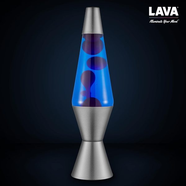 Lava? Lamp - 14.5 Cosmic Wave - The Original Motion Light - Purple Wax and Blue Liquid - Item #2633 (Amazon Exclusive)