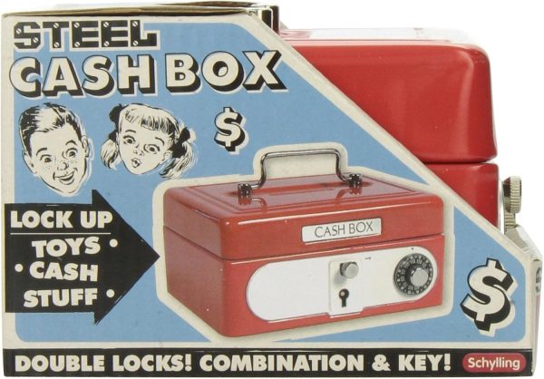 Schylling Locking Cash Box Red. 1 EA